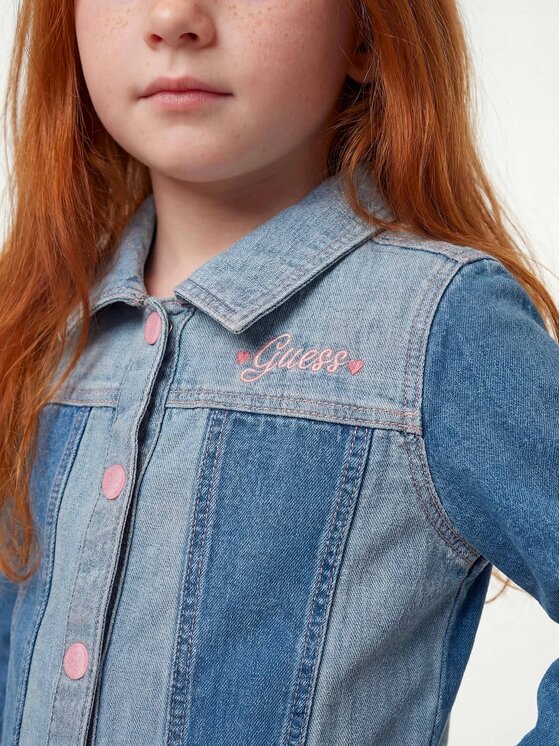 Guess Kids Guess Kids Kurtka przejściowa 181933 Niebieski Classic Fit