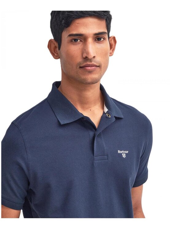 Barbour Barbour T-Shirt 251mmml1367-ny31 Niebieski Regular Fit