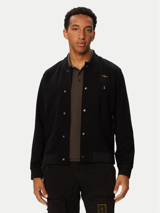 Aeronautica Militare Aeronautica Militare Μπόμπερ μπουφάν 262AF0525UF00691 Μαύρο Regular Fit