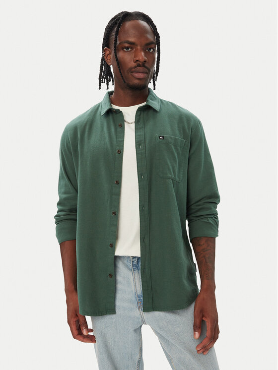 Quiksilver Quiksilver Πουκάμισο EQYWT04651 Σκούρο πράσινο Regular Fit