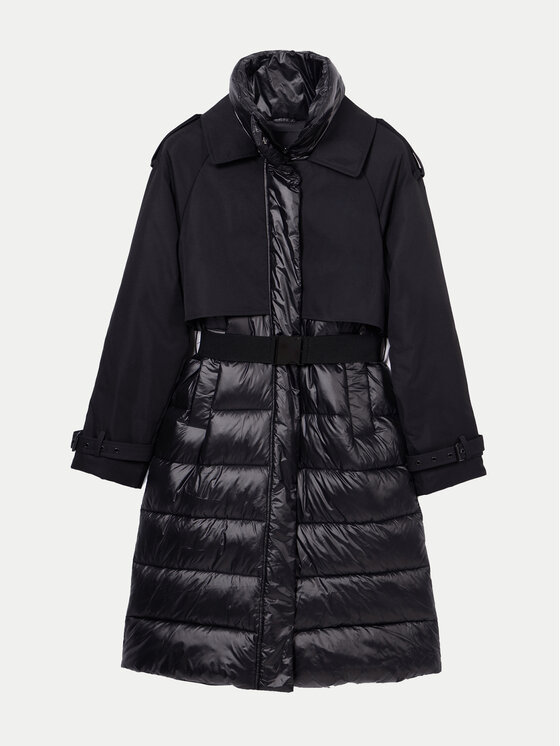 Desigual Desigual Wintermantel Estocolmo 24WWEW92 Schwarz Regular Fit