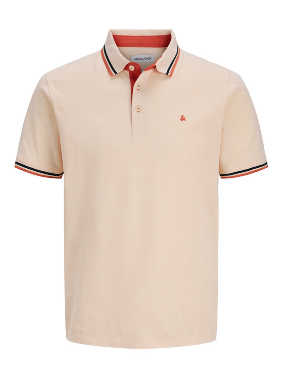 Jack & Jones Jack & Jones Polo marškinėliai Paulos 12136668 Šviesiai oranžinė Regular Fit