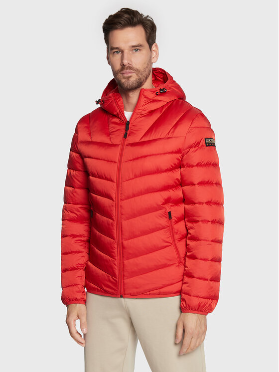 Napapijri Napapijri Prijelazna jakna Aerons NP0A4GJO Crvena Regular Fit