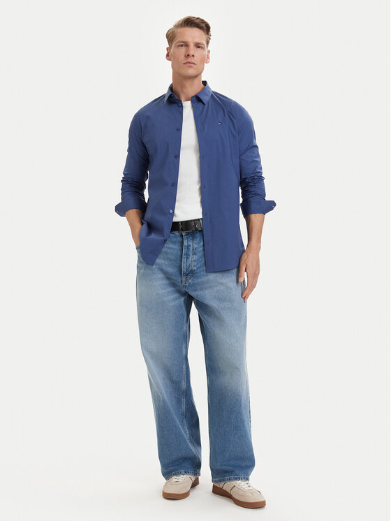 Tommy Jeans Tommy Jeans Košulja Original DM0DM04405 Plava Slim Fit