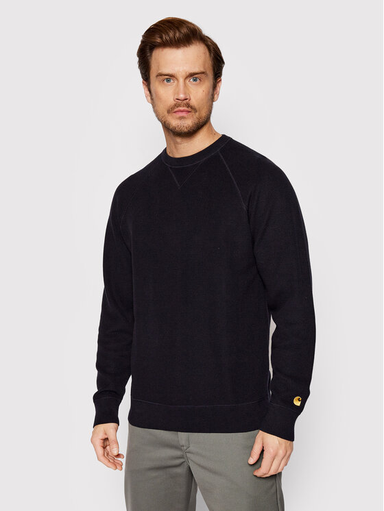 Carhartt WIP Džemperis Chase I028581 Tamsiai mėlyna Regular Fit