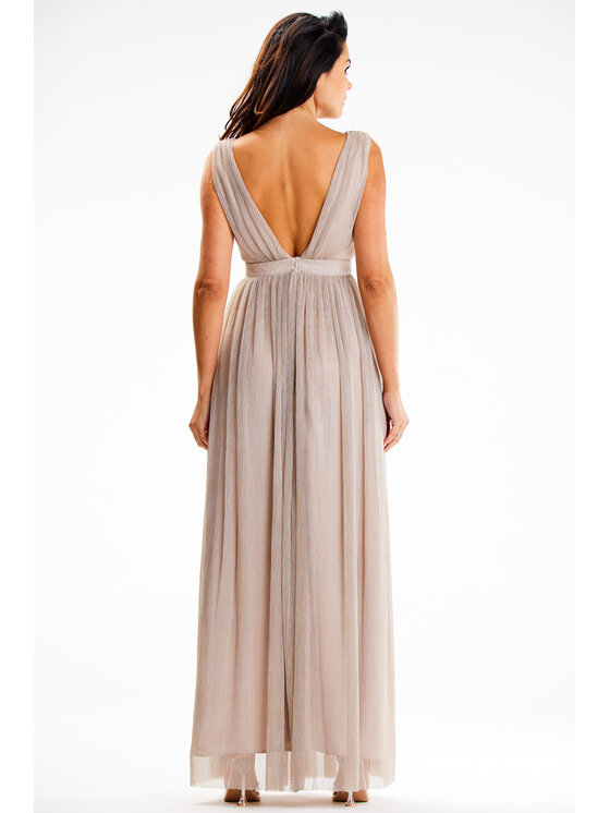 Awama Awama Abito da sera A625 Beige Basic Fit