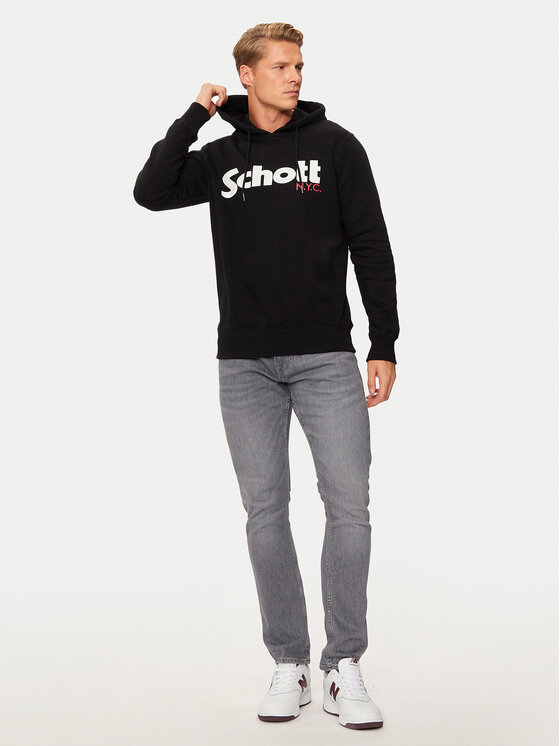 SCHOTT N.Y.C. SCHOTT N.Y.C. Felpa SWHOOD Nero Regular Fit