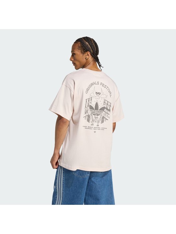 adidas adidas T-Shirt 156501 Różowy Oversize