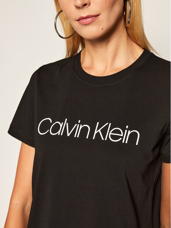 Calvin Klein Calvin Klein T-Shirt Core Logo K20K202142 Μαύρο Regular Fit