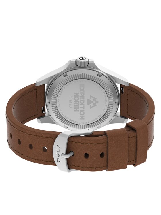 Timex Timex Zegarek Expedition Outdoor Solar TW2V03600 Brązowy