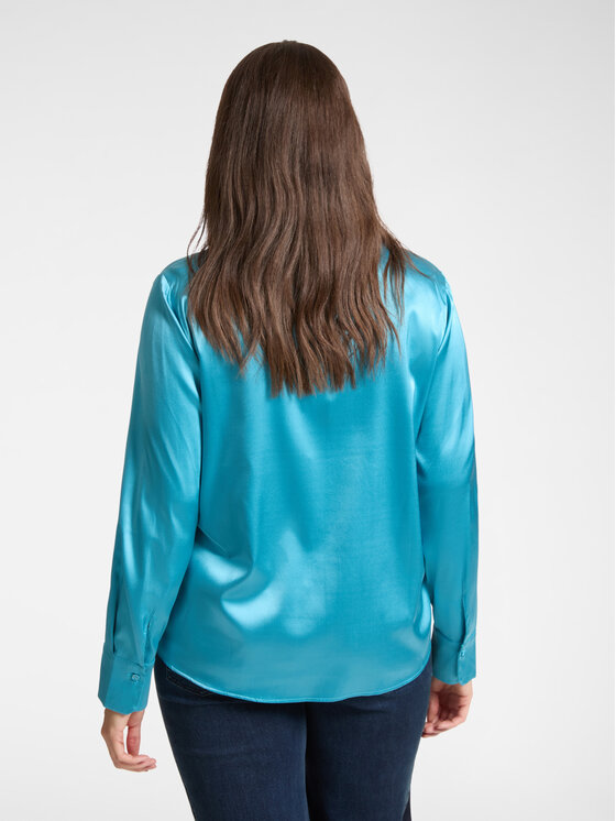 Elena Mirò Elena Mirò Camicia 5166P000238N014 Turchese Regular Fit