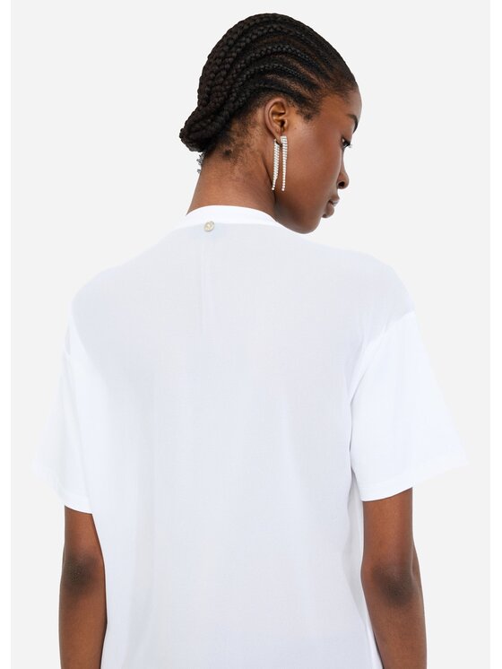 Liu Jo Liu Jo T-shirt CF5063J008811111 Bianco Regular Fit