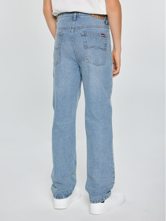BIG STAR BIG STAR Jeansy ZACKY Niebieski Loose Fit