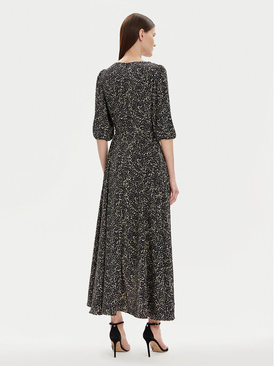 Morgan Morgan Kasdieninė suknelė 232-RIBOX.F Juoda Regular Fit