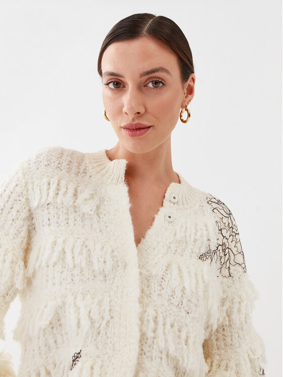 TWINSET TWINSET Cardigan 232TP3130 Écru Regular Fit