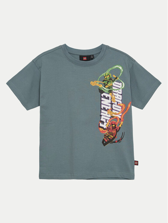 LEGO T-Shirt Ninjago 12011428 Zielony Regular Fit