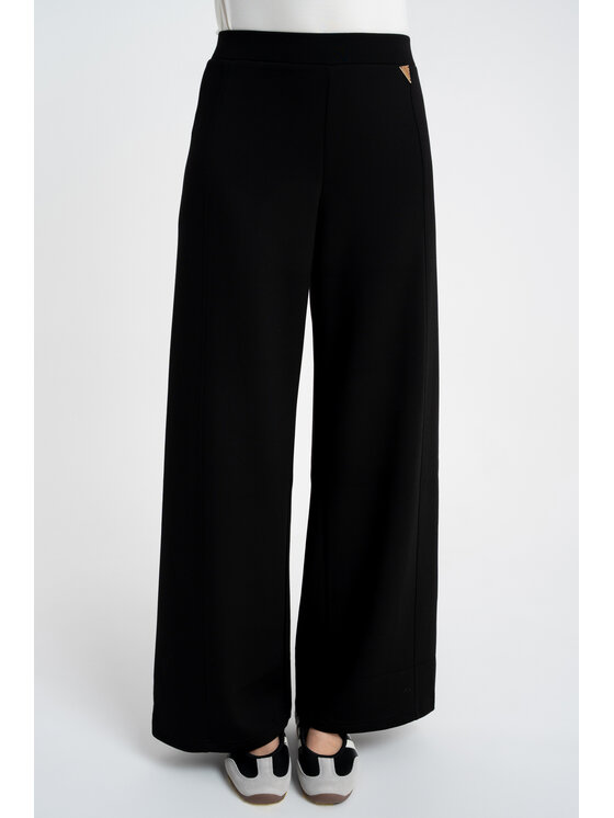 CLICK CLICK Παντελόνι υφασμάτινο 30-330 Μαύρο Relaxed Fit