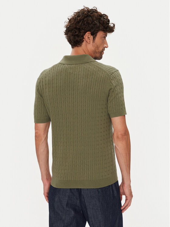 Tommy Hilfiger Tommy Hilfiger Polo MW0MW40701 Zielony Regular Fit