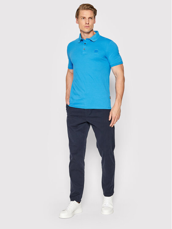 Pantaloni di tessuto Taber 50466574 Blu scuro