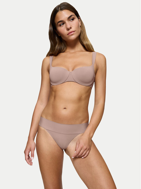 Triumph Triumph Kalhotky string Make-Up Illusion 10218386 Hnědá