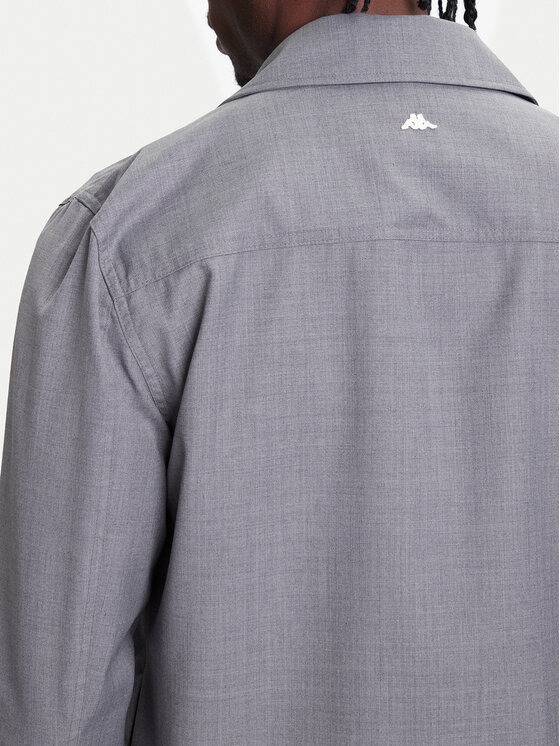 Robe di Kappa Robe di Kappa Риза-яке Robe Giovani Gafsa 67124CW Сив Regular Fit
