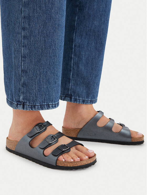 Birkenstock Natikači Florida 1033035 Črna