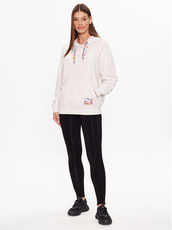Guess Guess Majica dugih rukava V3YQ03 KBVB2 Écru Regular Fit