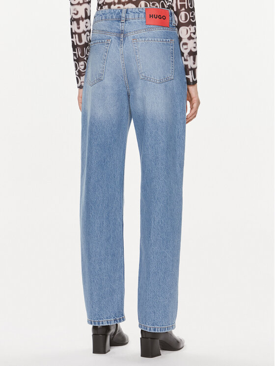 HUGO Hugo Jeansy Gilissi 50508188 Niebieski Relaxed Fit