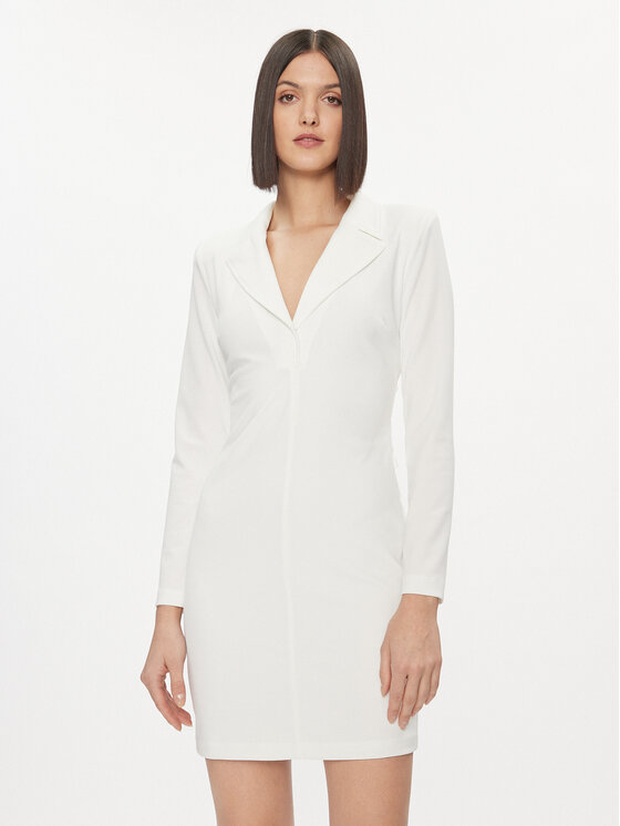 Liu Jo Rochie cocktail CA4136 J1930 Alb Regular Fit