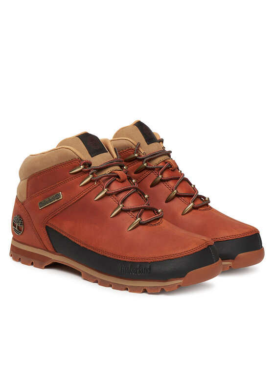 Timberland Timberland Turistická obuv Euro Sprint Mid Lace TB0A2K84EJD1 Hnědá