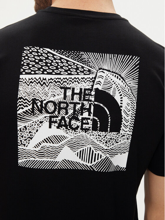 The North Face The North Face Póló Redbox NF0A87NV Fekete Regular Fit