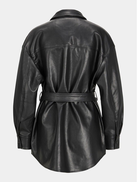 JJXX JJXX Яке от имитация на кожа Luna 12204642 Черен Regular Fit