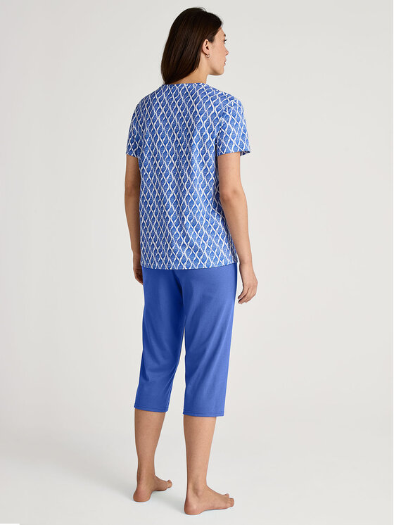 Calida Calida Pyžamo 43153 Modrá Regular Fit