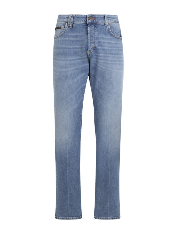 PHILIPP PLEIN PHILIPP PLEIN Jeansy 30651 Niebieski Straight Leg
