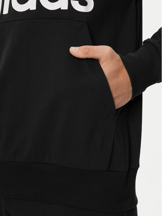 adidas adidas Sweatshirt Essentials Logo Hoodie IC0440 Schwarz Regular Fit