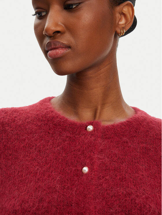Munthe Munthe Cardigan Povilla 252160025272 Bordeaux Regular Fit