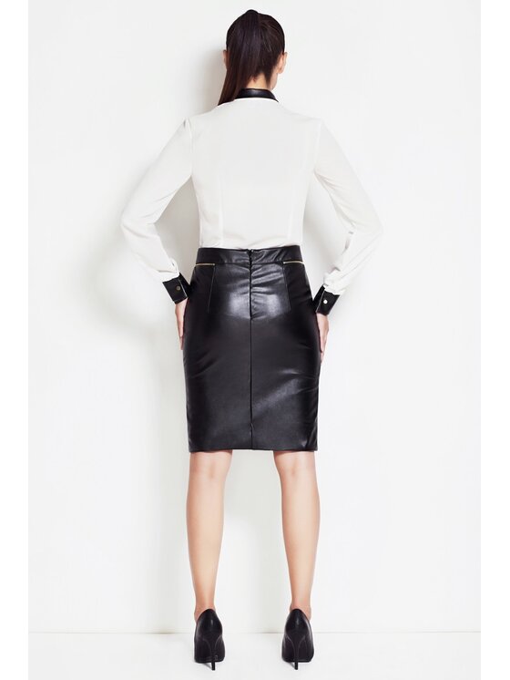 Awama Awama Košile A050 Écru Basic Fit
