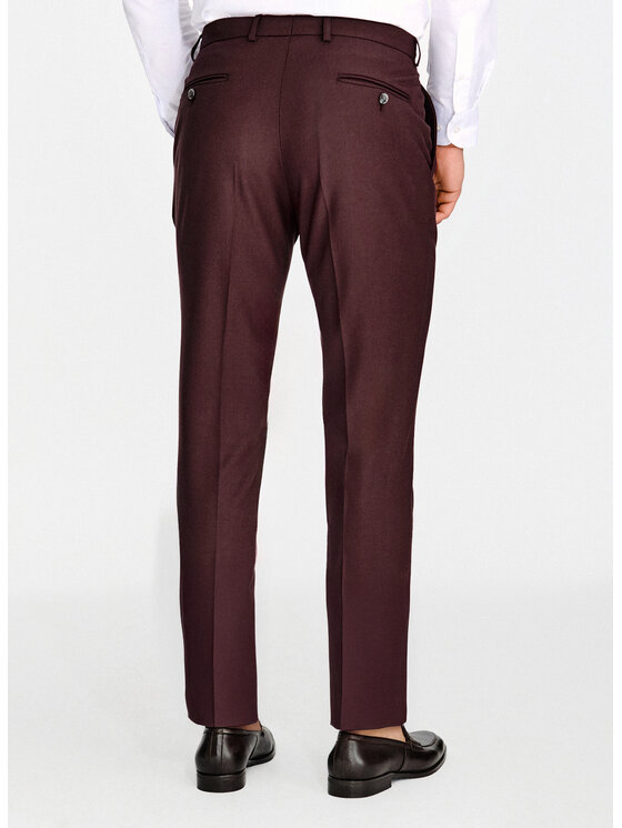 Pako Lorente Pako Lorente Spodnie garniturowe P26SF-6G-007 Brązowy Slim Fit