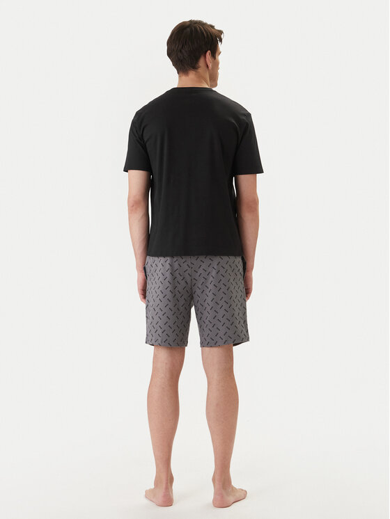 BOSS BOSS Pidžama 50557174 Melns Regular Fit