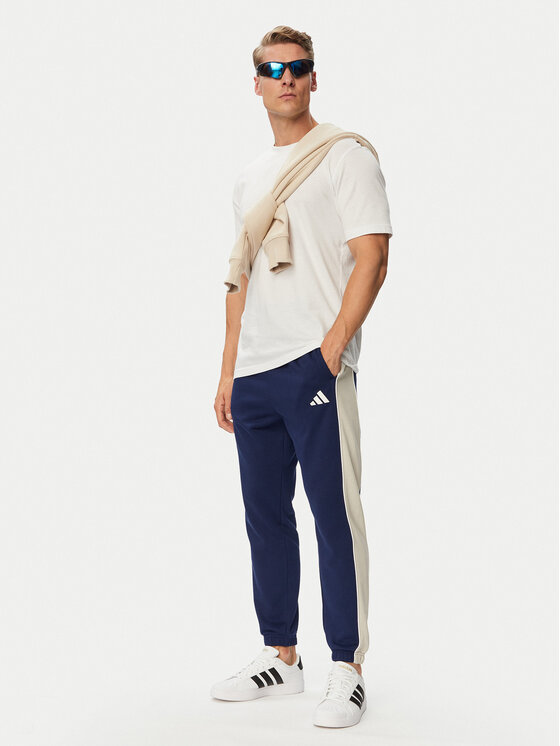 adidas adidas Jogginghose Seasonal Essentials Colorblock Fleece KF4211 Blau Cosy Fleece Fit