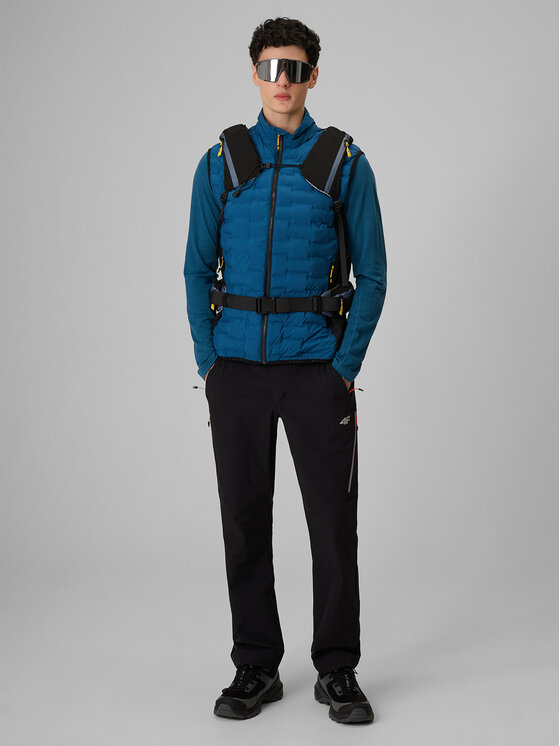 4F 4F Kamizelka TREKKING Niebieski Regular Fit