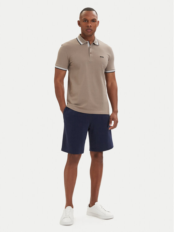 BOSS BOSS Polo Paddy 50469055 Kaki Regular Fit