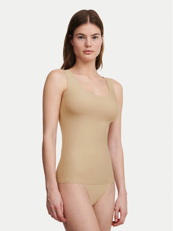 Chantelle Chantelle Top Soft Stretch C26460 Beżowy Regular Fit