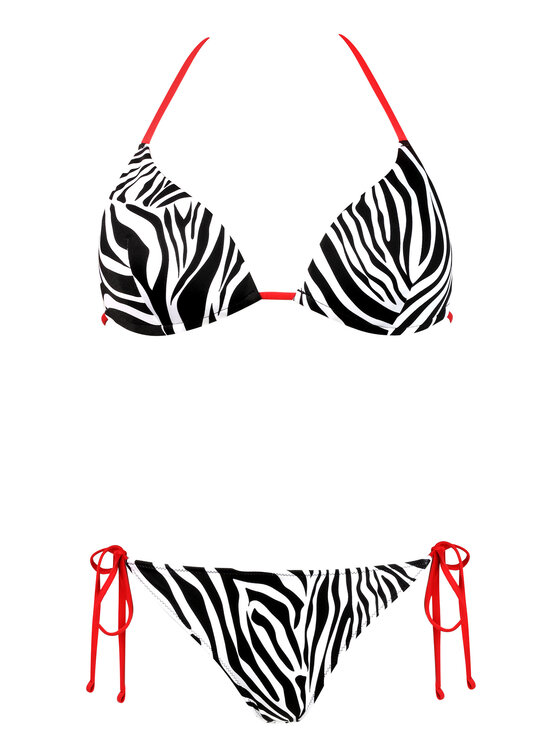 Miss Lou Miss Lou Bikini ML009 Czarny