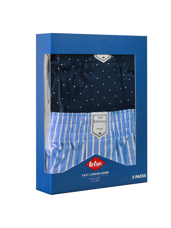 Lee Cooper Lee Cooper Bokserki BOX26-006 Niebieski