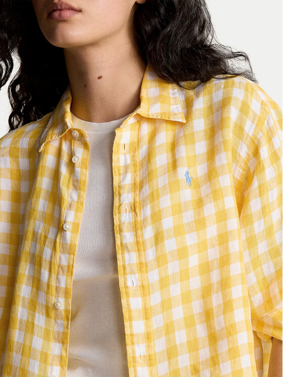 Polo Ralph Lauren Polo Ralph Lauren Koszula 211935130004 Żółty Relaxed Fit
