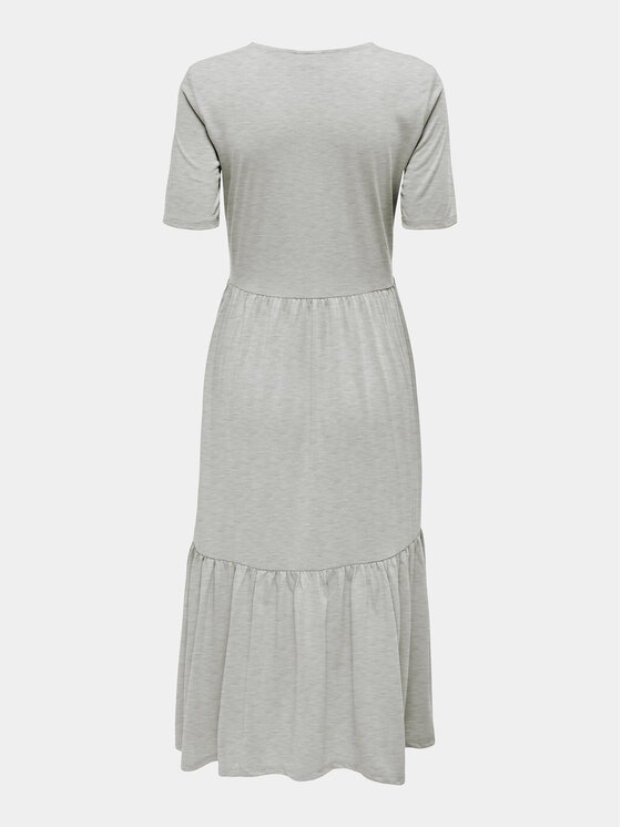 JDY JDY Sukienka codzienna Dalila 15195291 Szary Loose Fit