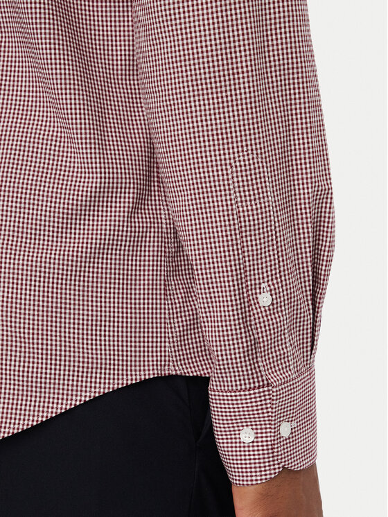Tommy Hilfiger Tommy Hilfiger Πουκάμισο Gingham MW0MW42931 Κόκκινο Regular Fit