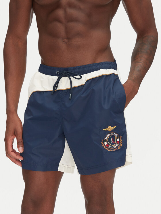 Aeronautica Militare Aeronautica Militare Úszónadrág 251BW228CT3539 Sötétkék Regular Fit