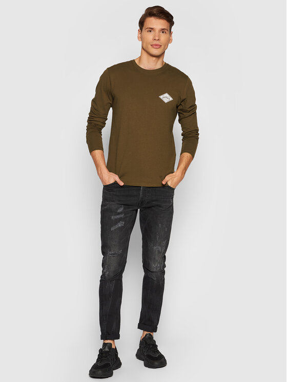 Longsleeve Archie 12193726 Marrone Standard Fit